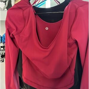 Raspberry Lululemon’s align long sleeve